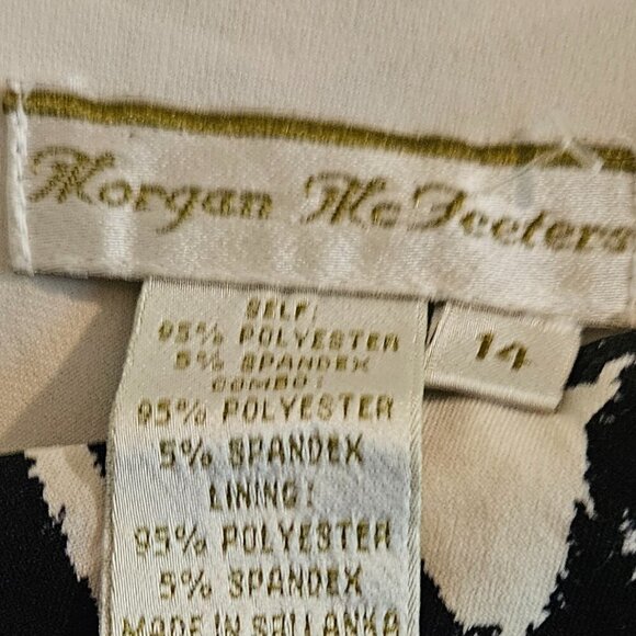 Morgan Mcfeeters Vintage Snakeskin Midi black Fall Aysymetric Slimming dress  14 - Picture 6 of 10